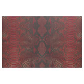 Rode en zwarte Python print Stof (Yard (91,4 cm))
