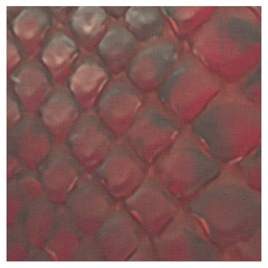 Rode en zwarte Python print Stof (Close Up)