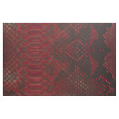 Rode en zwarte Python print Stof (Fat Quarter)
