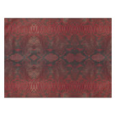Rode en zwarte Python print Tafelkleed (Voorkant (Horizontaal))