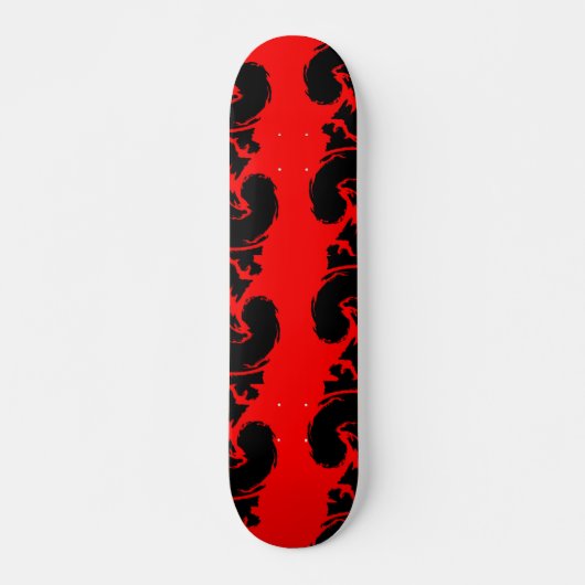 Rode en Zwarte Skateboard (Voorkant)