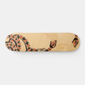 Rode en zwarte slang skateboard (Horizontaal)