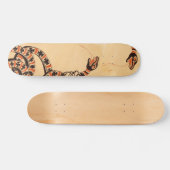 Rode en zwarte slang skateboard (Horizontaal)