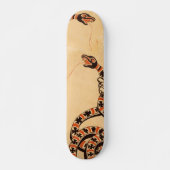 Rode en zwarte slang skateboard (Voorkant)