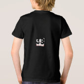 Rode en Zwarte Stippen Tri-Blend Shirt (Achterkant)