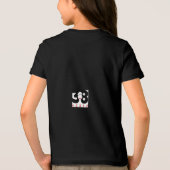 Rode en Zwarte Stippen Tri-Blend Shirt (Achterkant)