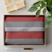 Rode en zwarte strepen tissuepapier (Geschenk)