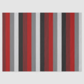 Rode en zwarte strepen tissuepapier (Voorkant)