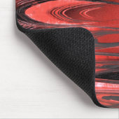 Rode en zwarte surrealistische lente muismat (Hoek)