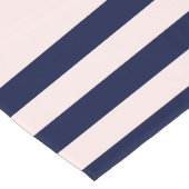 Rode en zwarte uniforme strepen lange tafelloper (Hoek)