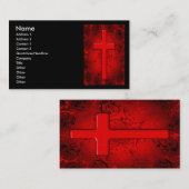 RODE EN ZWARTE VISITEKAARTJES (Voorkant / Achterkant)