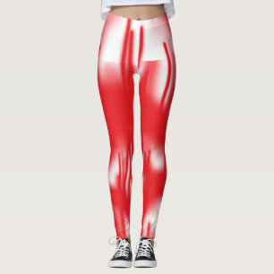 Rode Energie Abstract Luxe Leggings