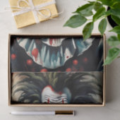 Rode enge Halloween Clown Decoupage Papier (Geschenk)