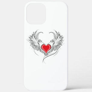 Rode Engel Hart met vleugels Case-Mate iPhone Case