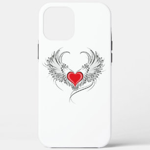 Rode Engel Hart met vleugels Case-Mate iPhone Case