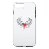 Rode Engel Hart met vleugels Case-Mate iPhone Case (Achterkant)
