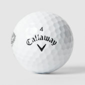 Rode Engel Hart met vleugels Golfballen (Logo)