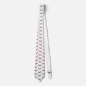 Rode Engel Hart met vleugels Stropdas (Voorkant)