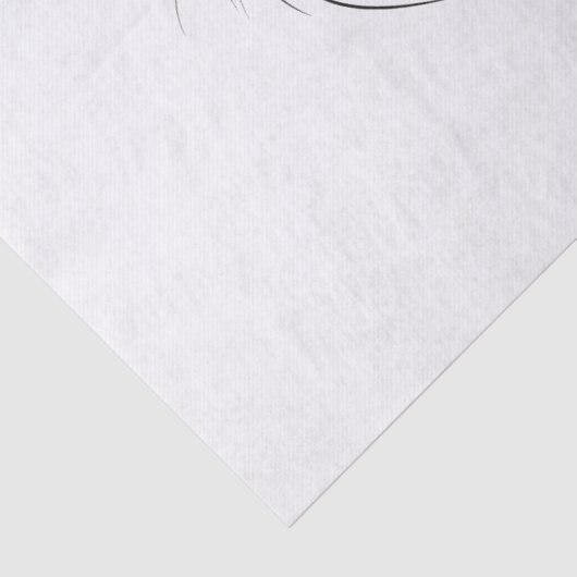 Rode Engel Hart met vleugels Tissuepapier (Detail)