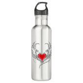 Rode Engel Hart met vleugels Waterfles (Voorkant)