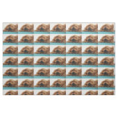 rode engelse cocker spaniel 2.png stof (Fat Quarter)
