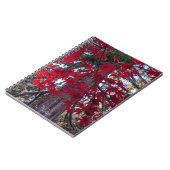 Rode esdoornbladeren en reuzensequoia notitieboek (Linkerzijde)