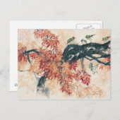 Rode Esdoorns Briefkaart (Voorkant / Achterkant)