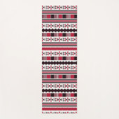 rode etnische aztec yogamat (Voorkant)