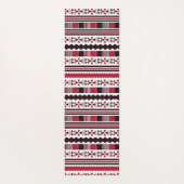 rode etnische aztec yogamat (Achterkant)