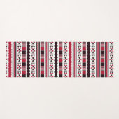 rode etnische aztec yogamat (Voorkant (horizontaal))