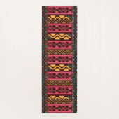 rode etnische aztec yogamat (Achterkant)