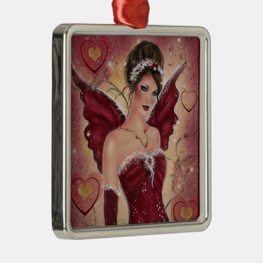 Rode Fairy Kerstmis ornament (Rechts)