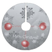 Rode Fancy kerstboomrok Kerstboom Rok (Voorkant)