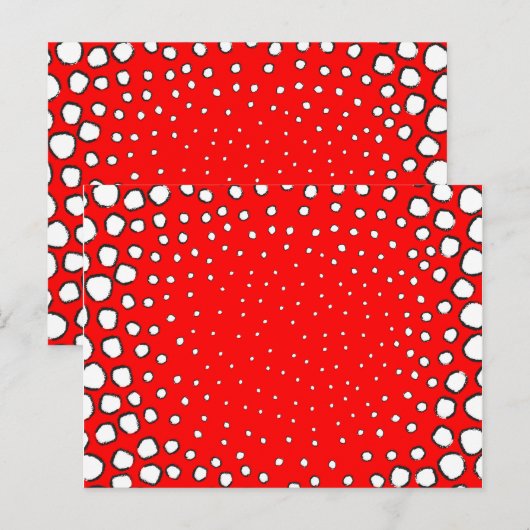 rode fazante vogel briefkaart (Voorkant / Achterkant)