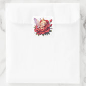 🌹 Rode Feeënroos Sticker Voor Fairycore Fans 🧚 (Tas)