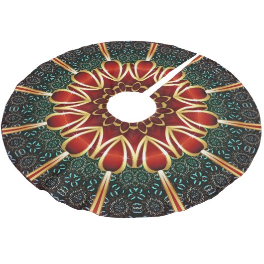 Rode feestdag Kerstmis Kerstboom Rok (Gekanteld)