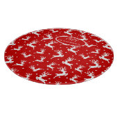 Rode feestdag met kerstavond snijplank (Hoek)