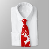 Rode feestdag met kerstavond stropdas (Gebonden)