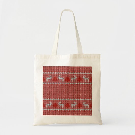 Rode Feestdag Tote Bag (Voorkant)