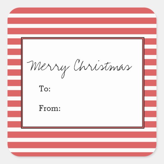 Rode feestdagen Stickers (Voorkant)