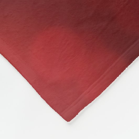 Rode feestelijke kerstcadeautjes met aangepaste te fleece deken (Hoek)