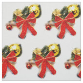 Rode feestelijke strikken stof (Swatch)