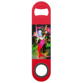 rode feestzeemeermin speed flessenopener (Achterkant)