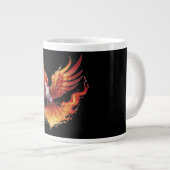 Rode feniks grote koffiekop (Voorkant rechts)