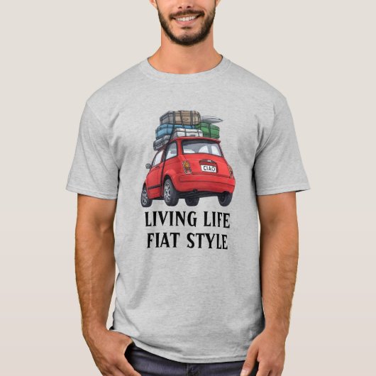 rode fiat t-shirt (Voorkant)