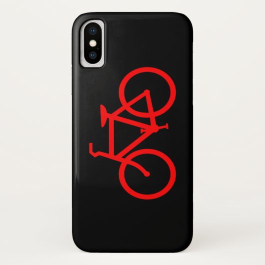 Rode fiets Case-Mate iPhone case (Achterkant)