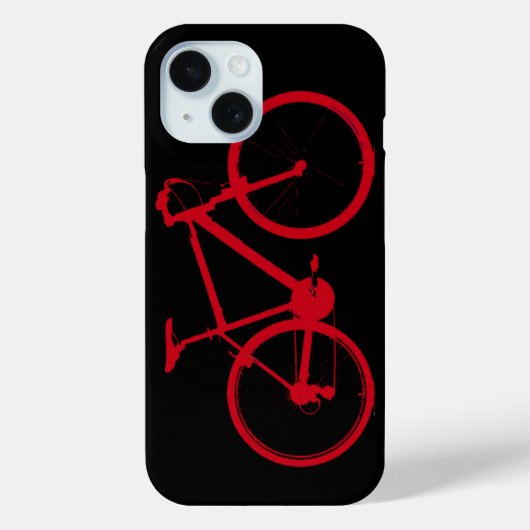 rode fiets, fietsen Case-Mate iPhone case (Achterkant)
