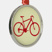 rode fiets, fietsen metalen ornament (Rechts)
