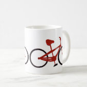 Rode fiets koffiemok (Voorkant rechts)