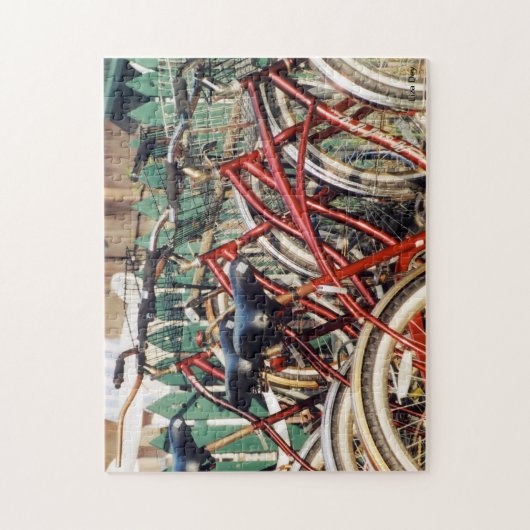 "Rode Fietsen" Jigsaw Puzzel (Verticaal)
